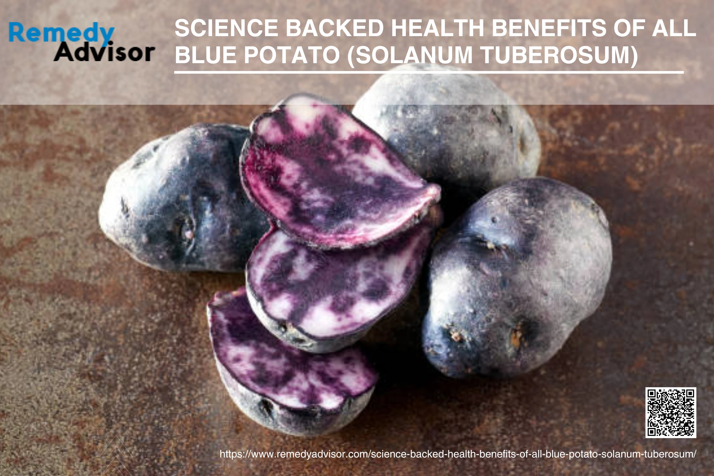 Science backed health benefits of All Blue Potato (Solanum tuberosum ...